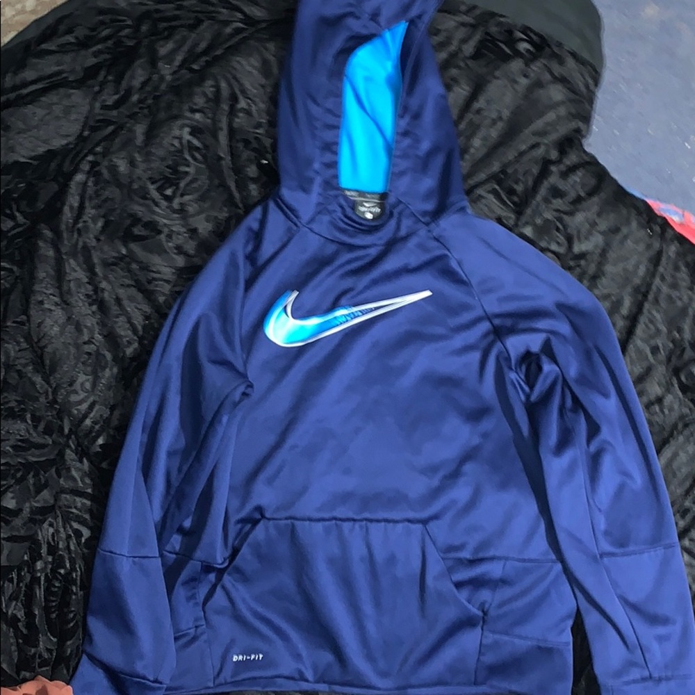 Blue Nike hoodie
